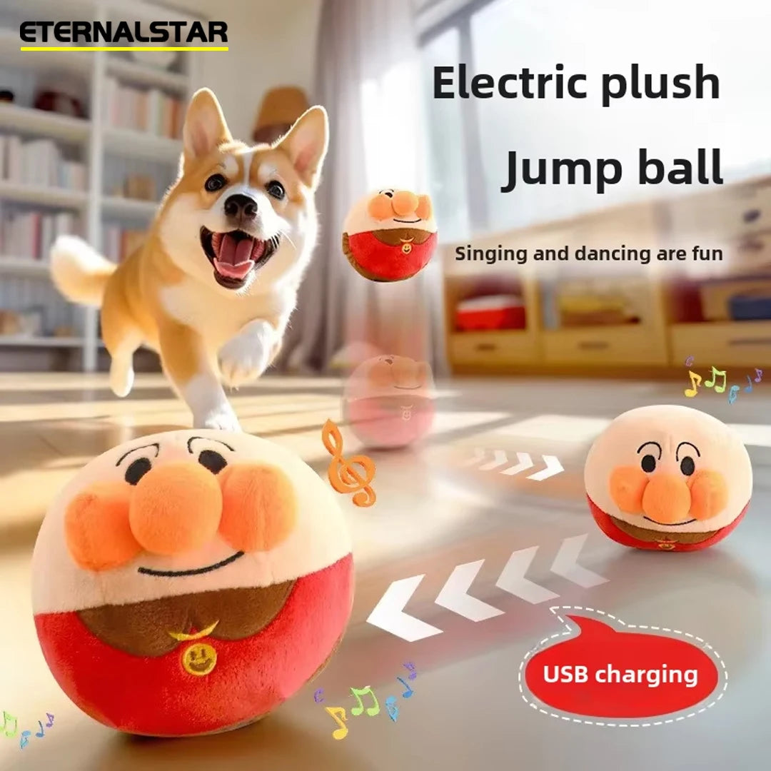 USB Rechargeable Jumping Ball - Keep Your Dog Entertained and Happy!