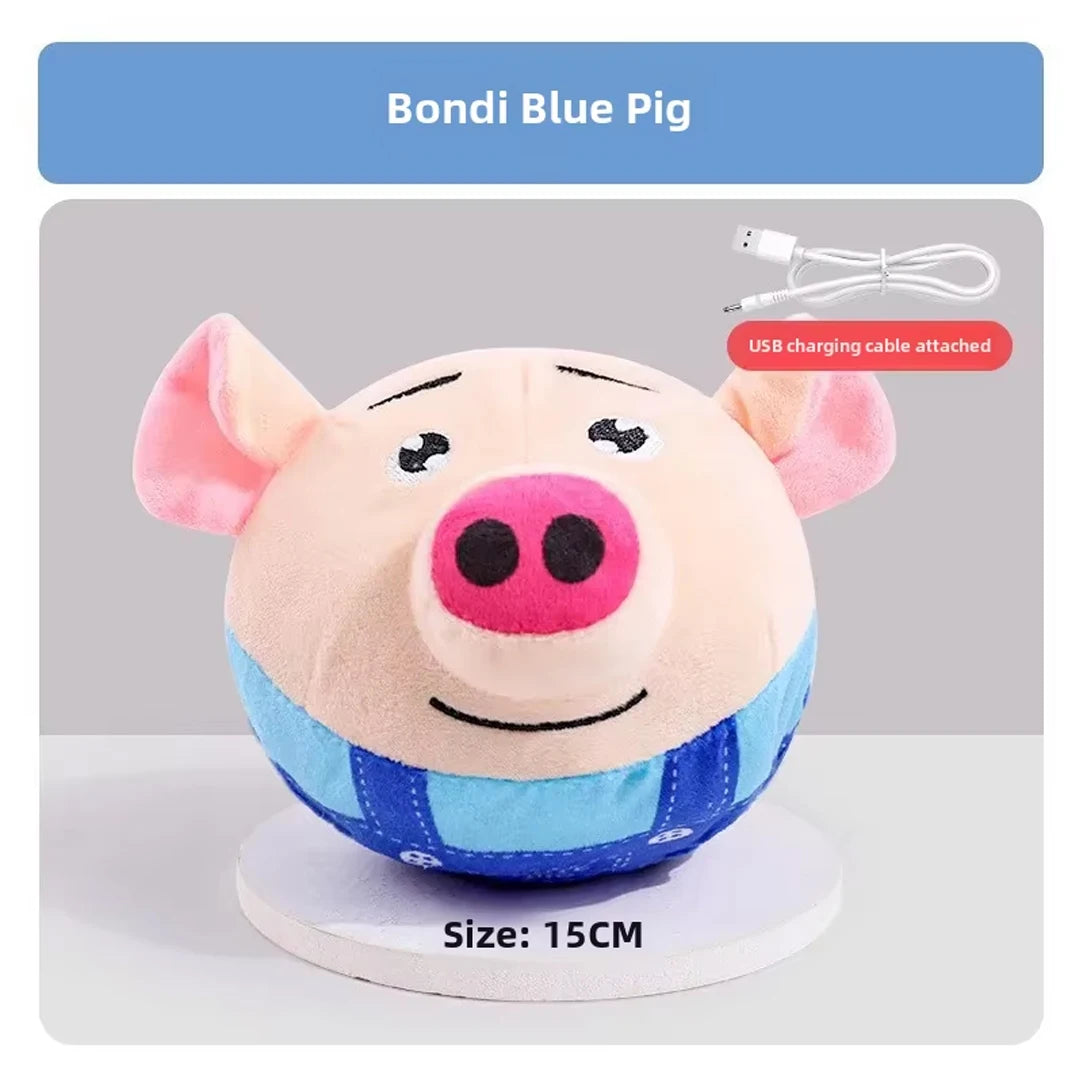 USB Rechargeable Jumping Ball - Keep Your Dog Entertained and Happy!